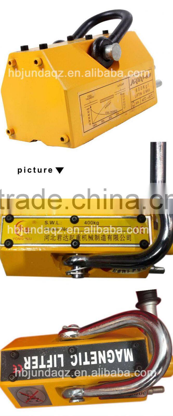 High Working Efficiency/wholesale 100kg-5000kg Permanent Magnetic Lifter with CE Certification