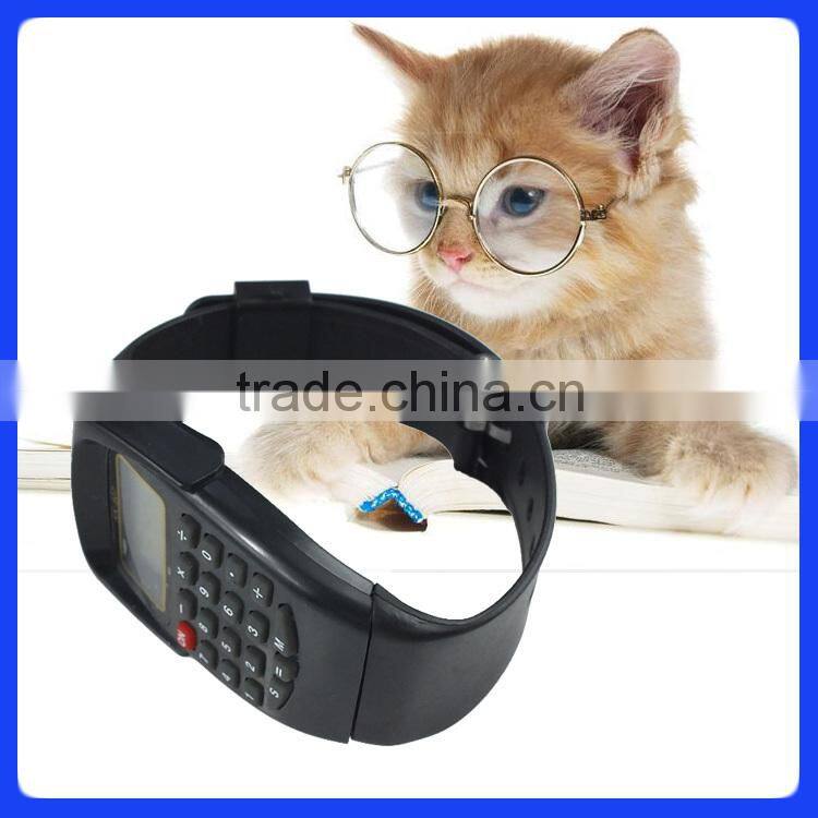 Cheap promotion watch with electronic calculator plastic watch multi color promotion watch