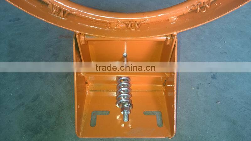 Adjustable steel basketball hoop in orange with High quality spring