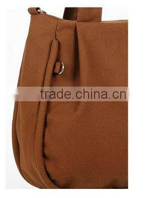2013 New leisure and fashion canvas bag, elegant canvas tote bag
