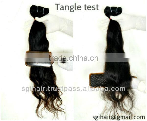 Sexy Style Natural Color Indian Temple Raw Virgin Hair