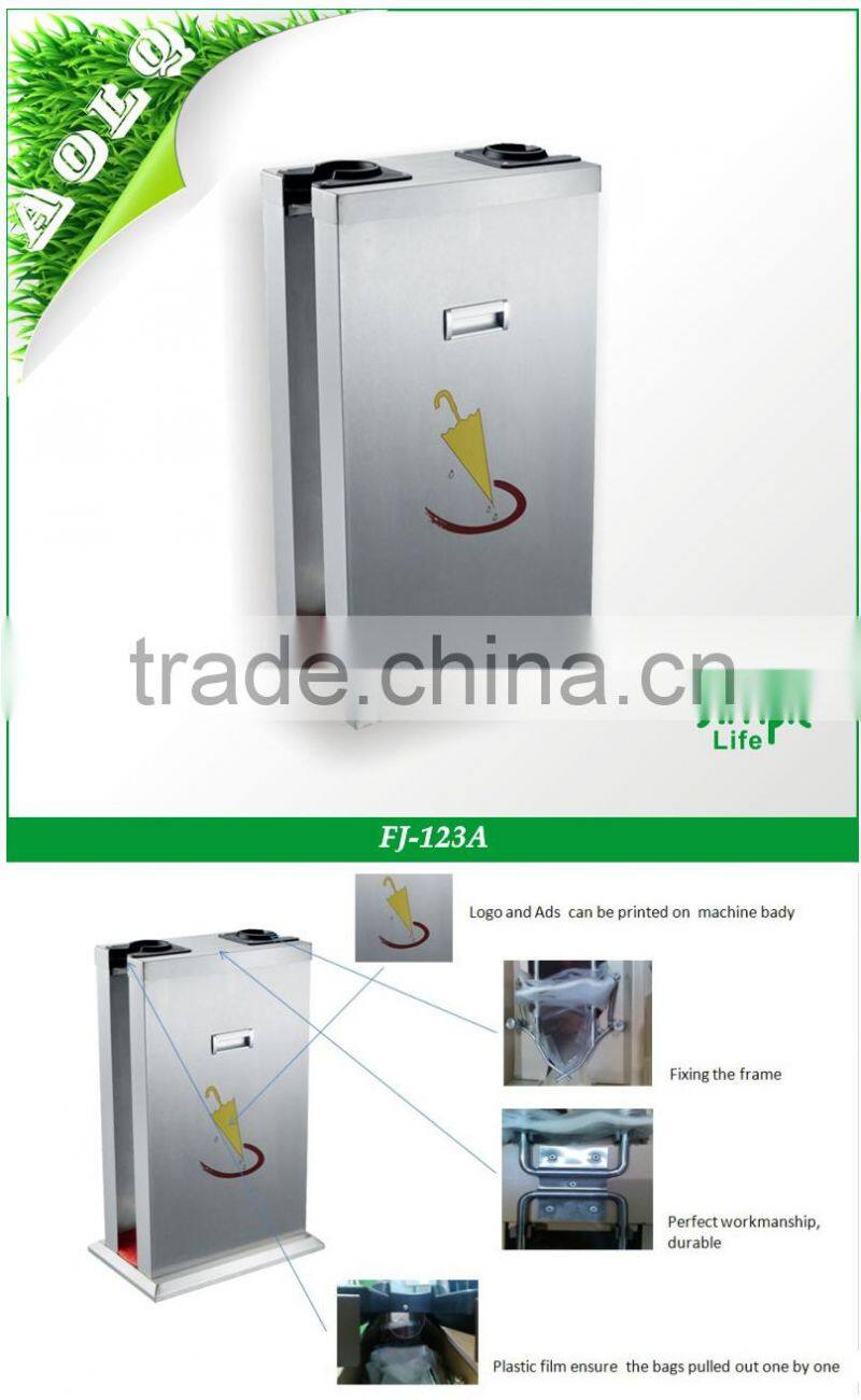 Double-Heads Wet Umbrella Packing Machine / Umbrella Vending Machine