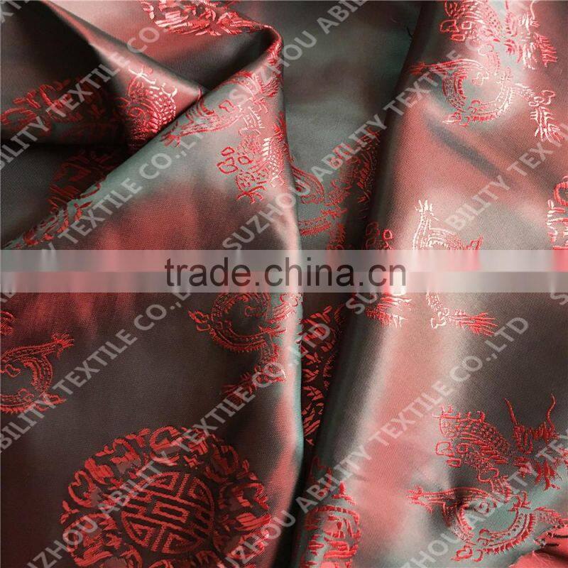 high quality polyester jacquard lining fabric for backpacks luggage/bags