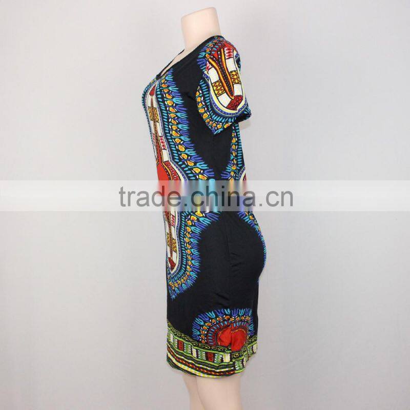 Alibaba china guangzhou manufacturers girls dress women dress africa dashiki printed dress