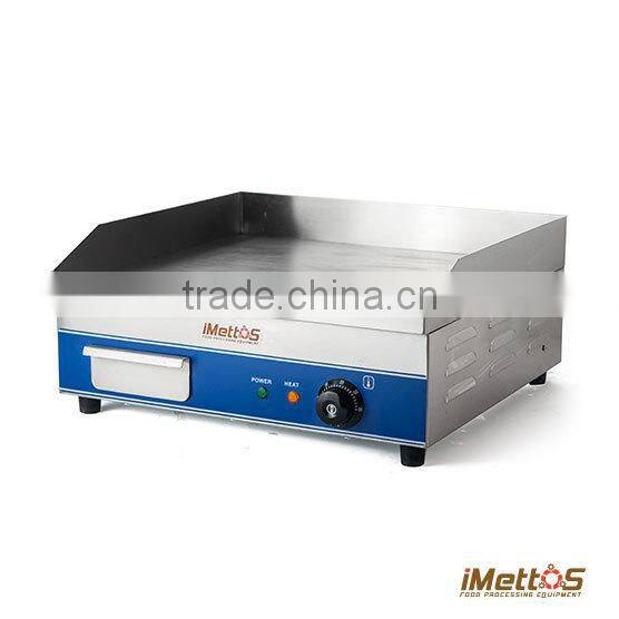 Stainless Steel Commercial Electric Griddle Half Griddle and Half Grill Style