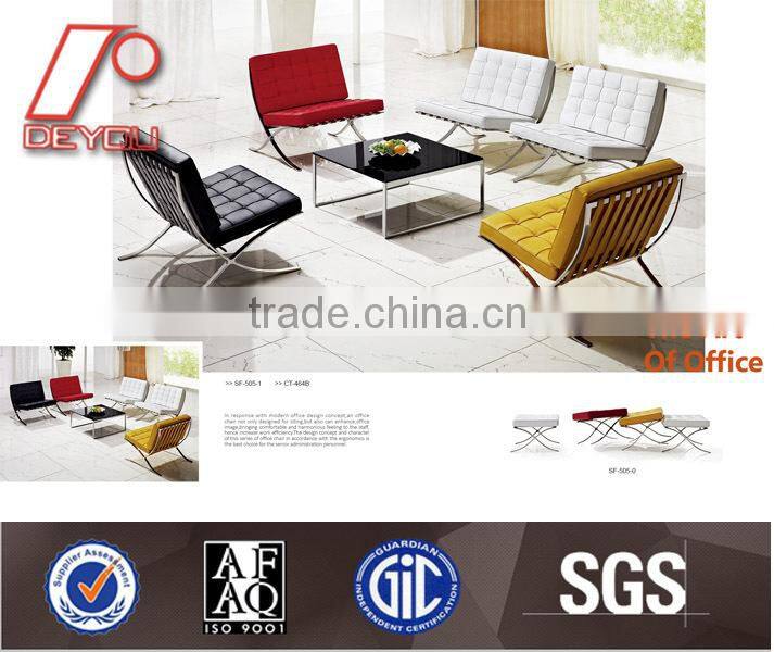 Hot sale products Barcelona chair replica, Modern classic Barcelona chair , Barcelona Leisure sofa (DU-505)