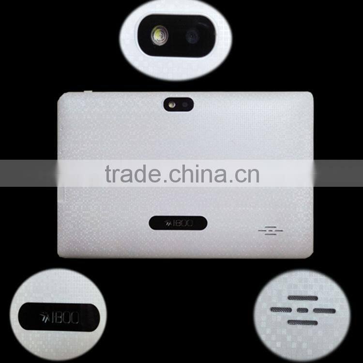 Hot selling 7 inch Android4.4 MID with bluetooth and dual camera support 3G network card and WiFi (Q88 A33 )