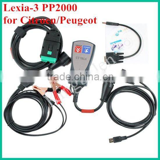 Full 4 Cables Lexia Automotive Diagnostic Tool