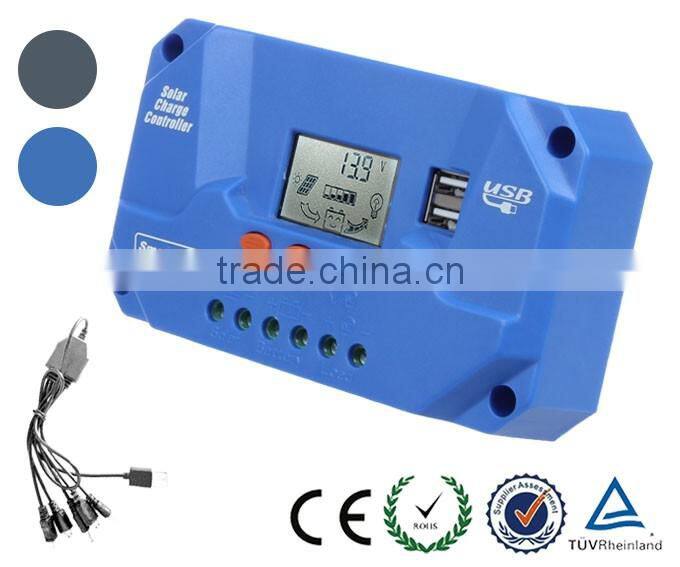 solar panel controller 12V 24V auto for charging battery most popuplar