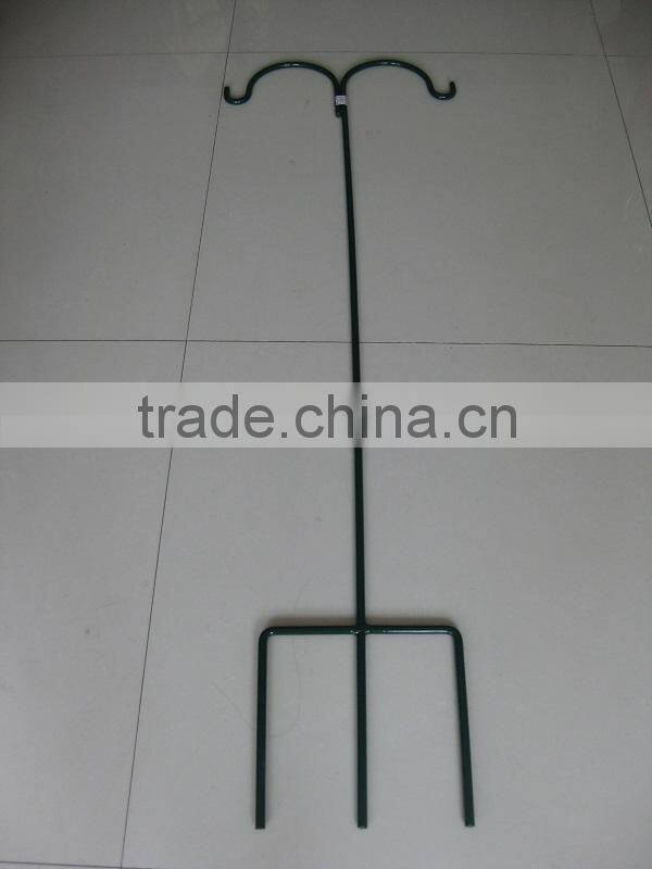 decorative metal garden hanging shepherd hook