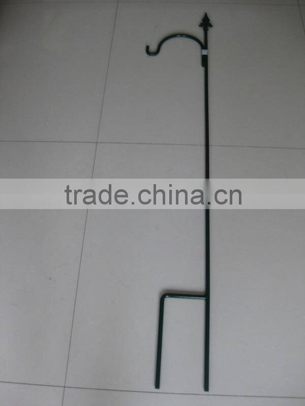 decorative metal garden hanging shepherd hook