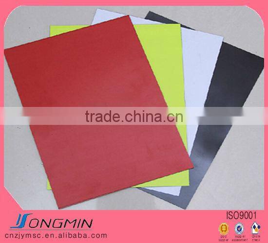 high qualtiy colorful rubber coated pvc magnet