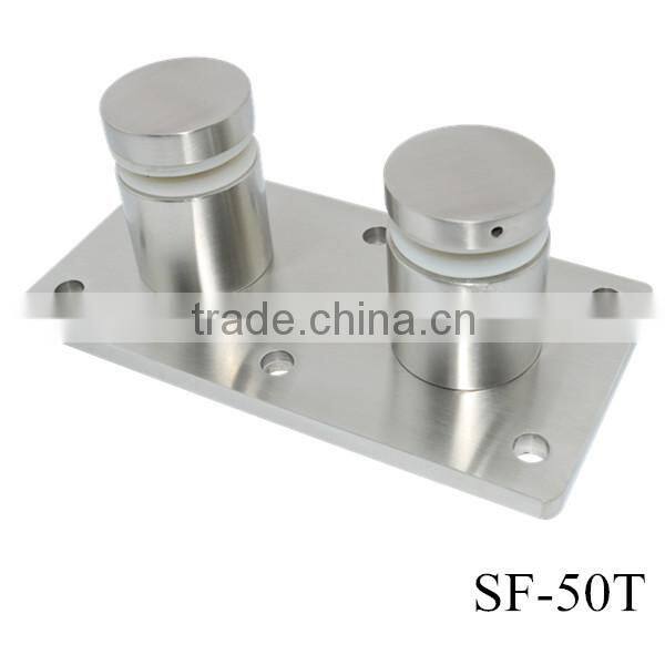 shenzhen launch glass connection standoff wood mounting 12mm glass