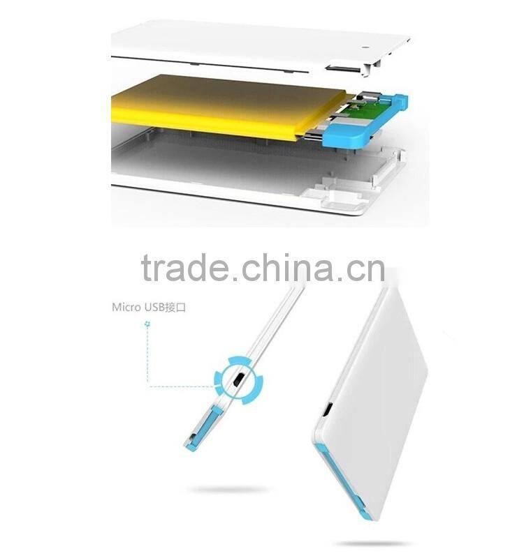 GLEESE Power Bank Card Gift Customized Designs Ultra Slim Power Bank