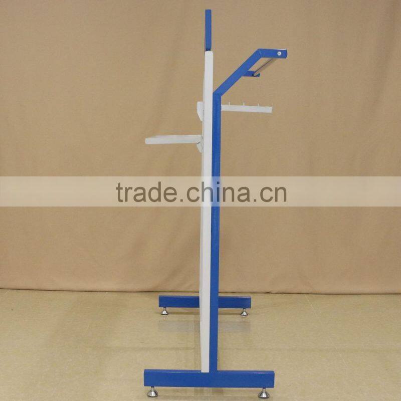 Metal multi-purpose rack hanging clothing display racks display stand