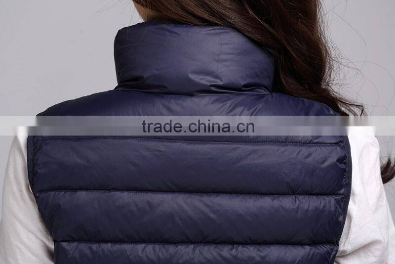 Manufacturer OEM service short women's waistcoat 6052