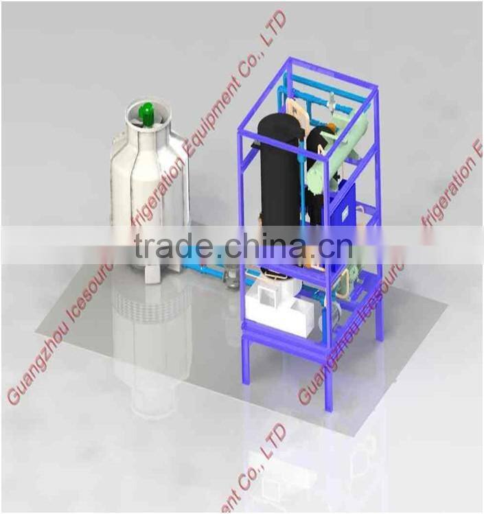 Iran 20 tons client cases Tube Ice Maker Machine ice plant operate