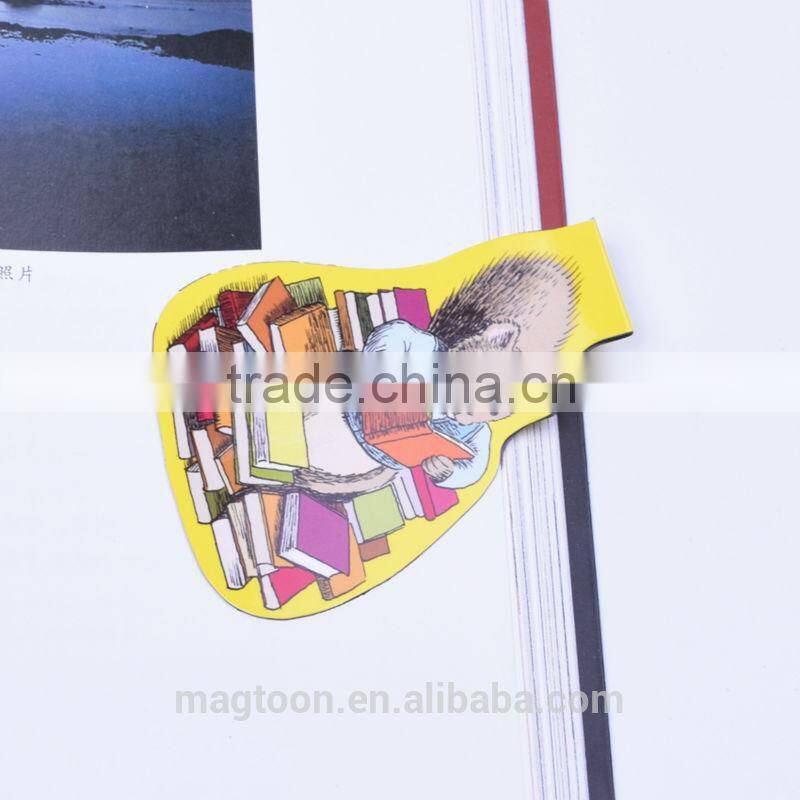 Hot promotional magnetic paper folding bookmark paper bookmarks to decorate paper unique bookmarks