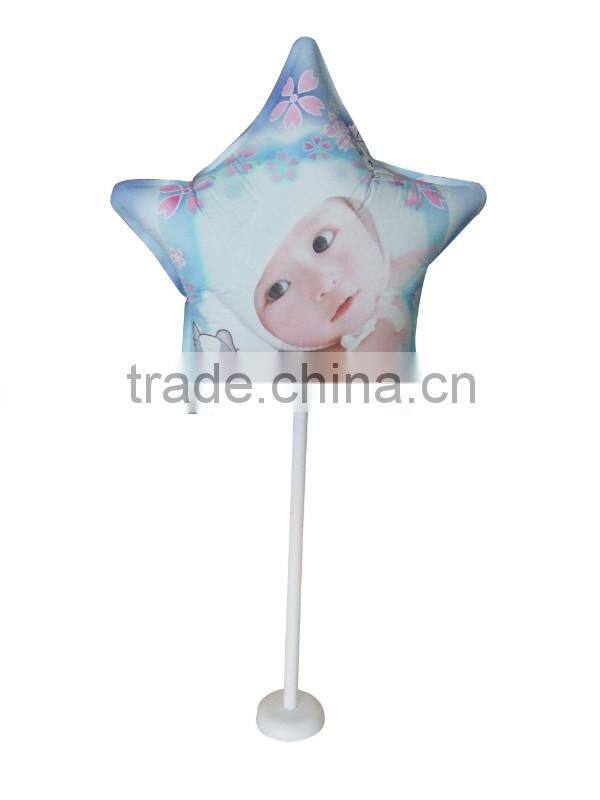 Sublimation photo balloon in heart shape