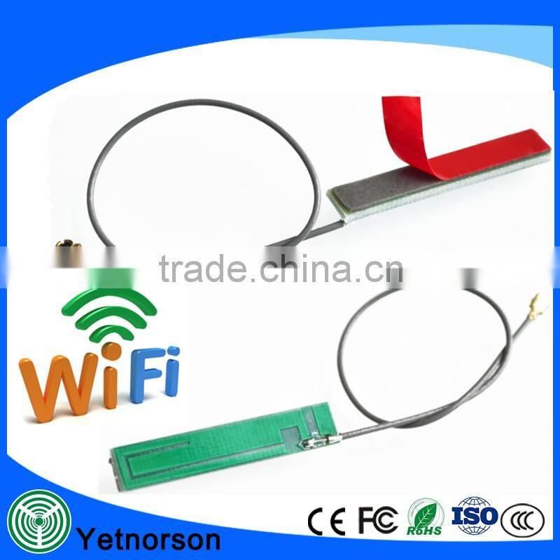 Factory Price good performance 2.4g internal wifi patch antenna with 1.13 cable