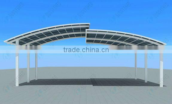 sun shading polycarbonate roofing single carport for four season