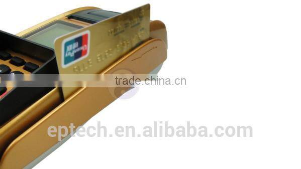 Free LOGO EP T260 Mobile handheld portable POS payment terminal with NFC IC MSR card reader