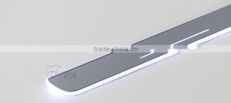 1 Pair Car LED Flash Door Sills Moving Scuff Plate Light Panel Front Door For European Volkswagen Passat CC 2012-2015