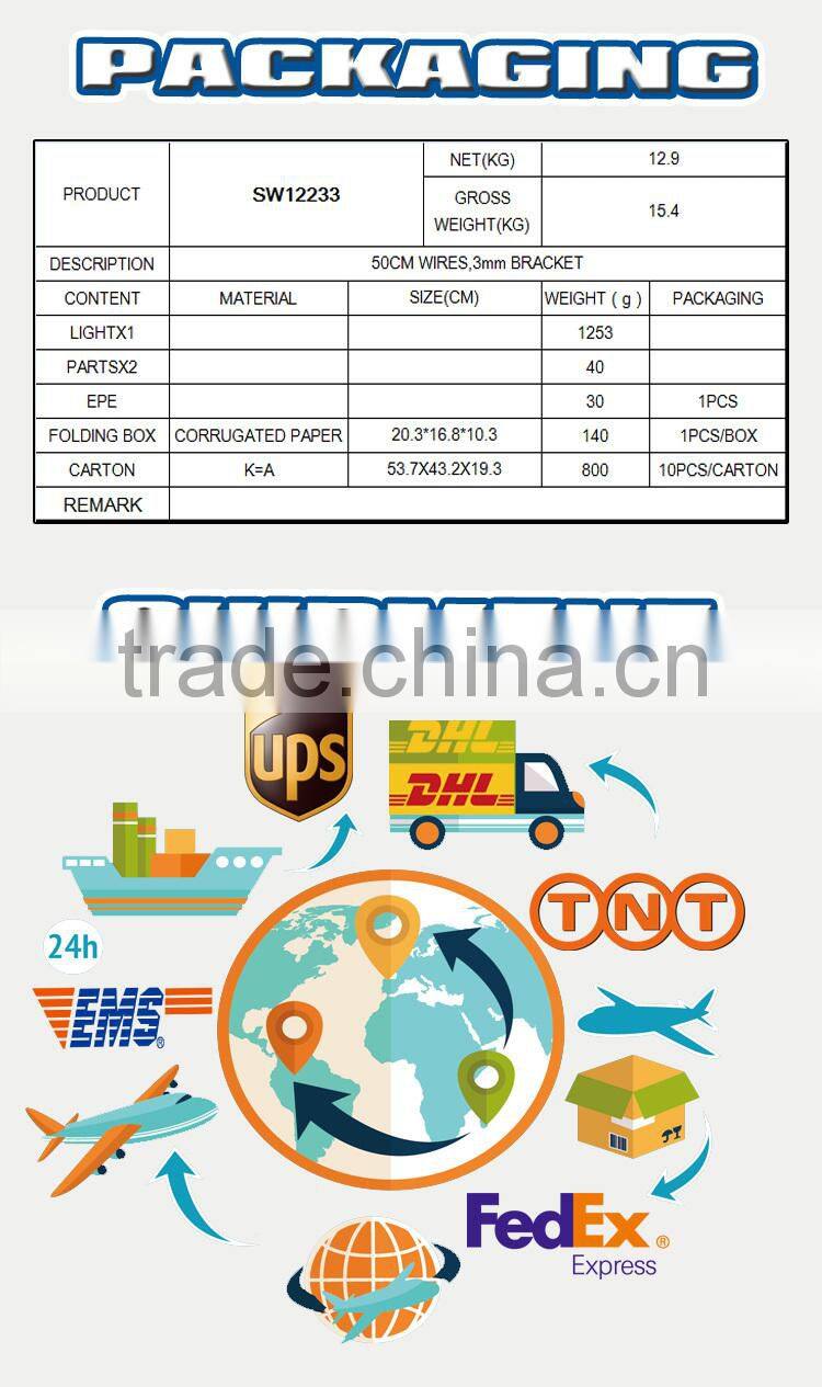 48w 16 Led 6500K Led Driving Lights Square Work Lamp