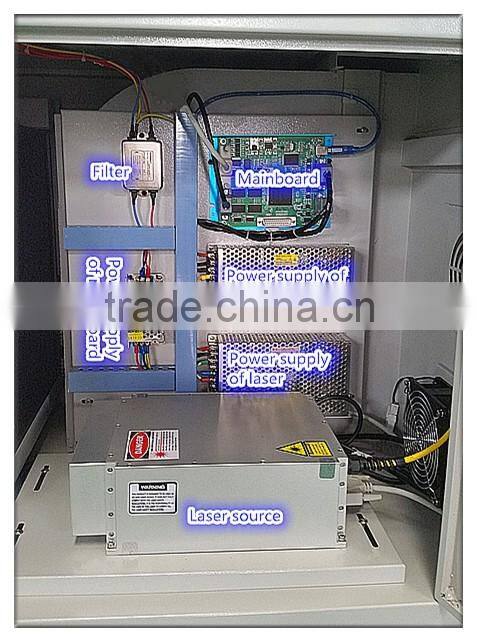 Integrated type 20W air cooling fiber laser marking machine for sale