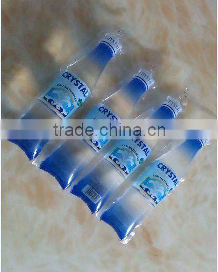 water bottle shape pouch