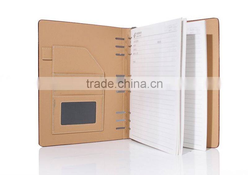 Factory sale colored PU leather notebook for promotional & gift