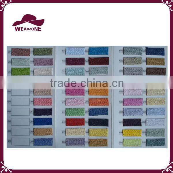 Short Brim Paper Straw Fedora with Flower Band