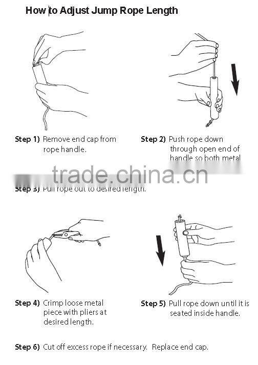 High quality skipping jump rope/PVC jump rope/speed skipping rope