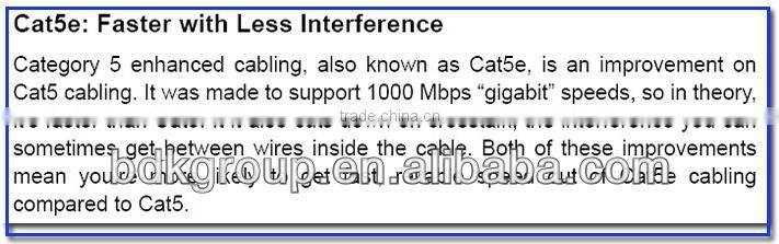 utp cat5e lan cable/china manufacturer/low price