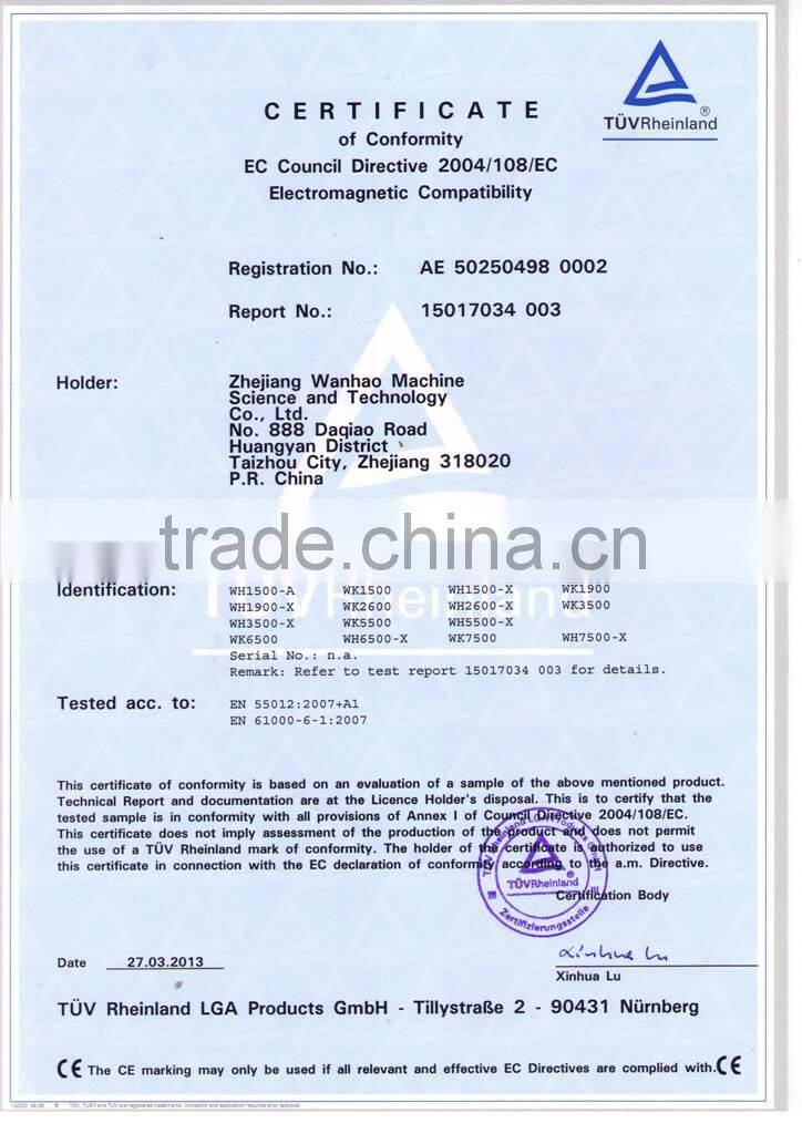 WH3500 Hot selling Super Silient CE&GS approval 2500 watt AC Single Phase Output Type gasoline generator