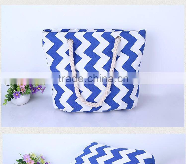Hot selling canvas beach tote bag