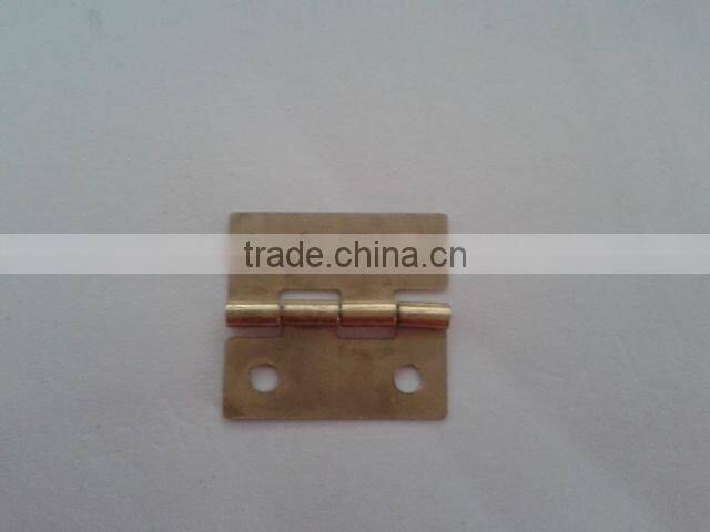 Square shaped metal hinges with gold plated screw for wholesale