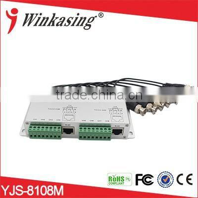 Popular product YJS-8108HD 8CH AHD Passive Vedio Balun 350-600 Meters