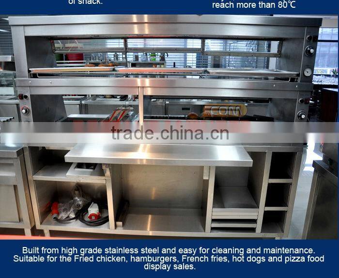K283 Fast Food Equipment Luxury Hot Food Display