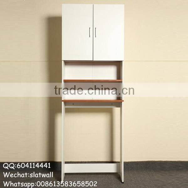 Tall wooden toliet cabinet