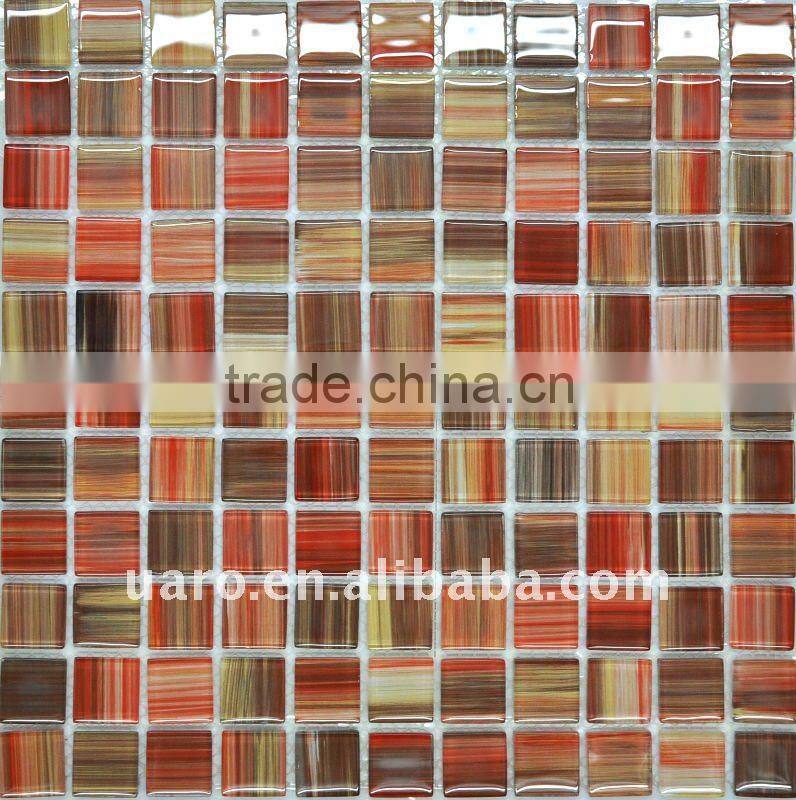 Outdoor Translucent Floor Strip Glass Crystal Mosaic Tile
