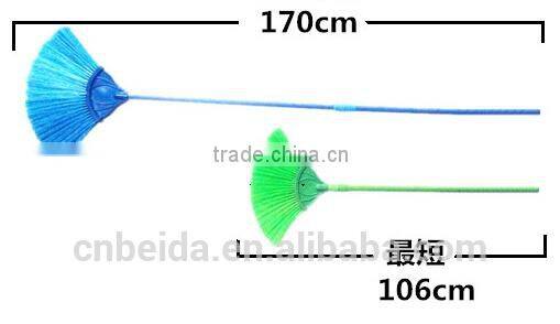 Inner locking metal /steel handle withTelescopic colorful broom