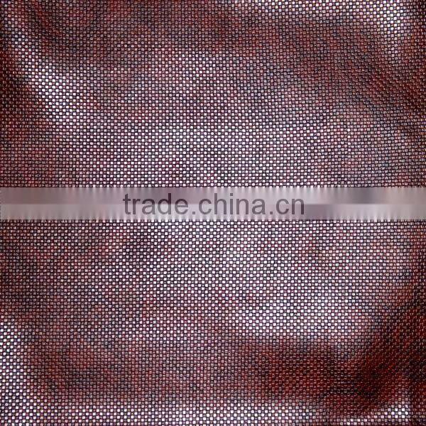 Embossed Semi PU textured faux leather use for home decoration and wallpaper