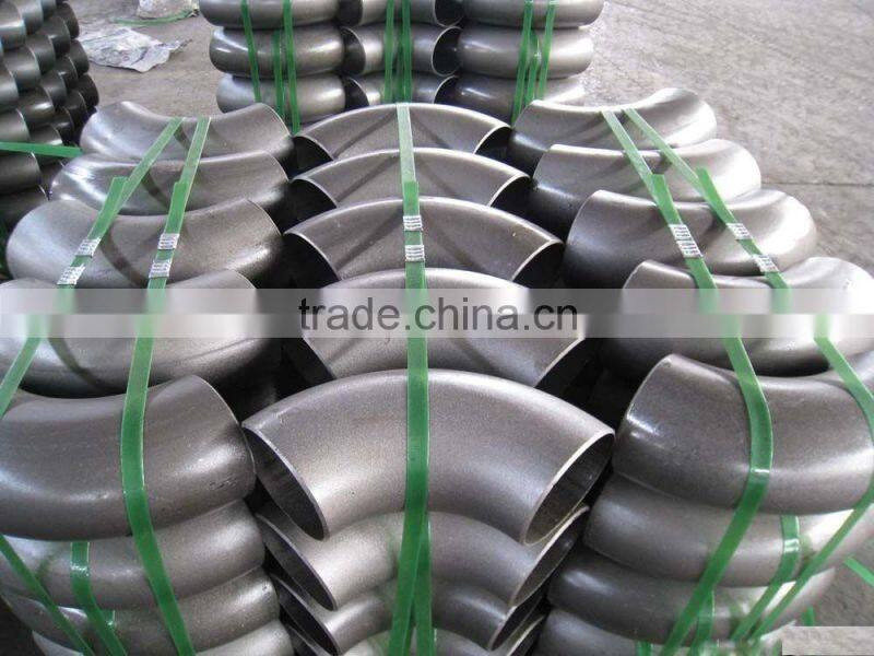Hot Sale carbon steel butt weld pipe fittings 90deg elbow