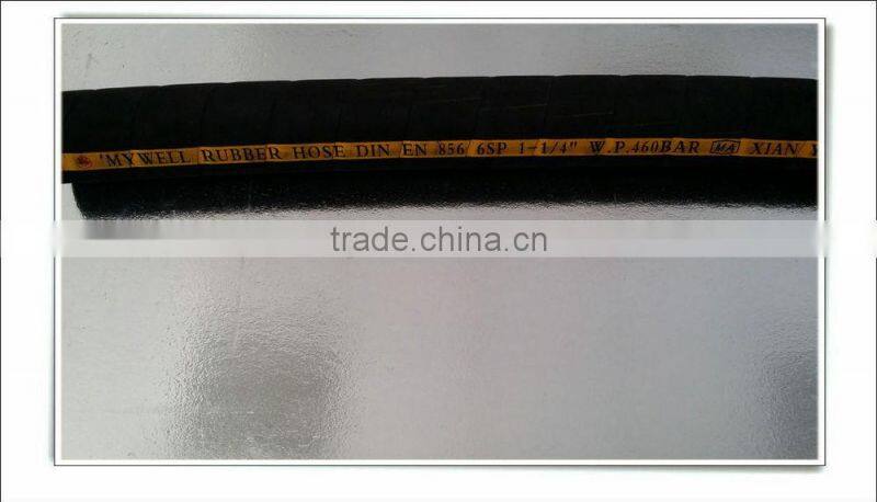 High tenisel steel wire braided hydraulic hose 2sn