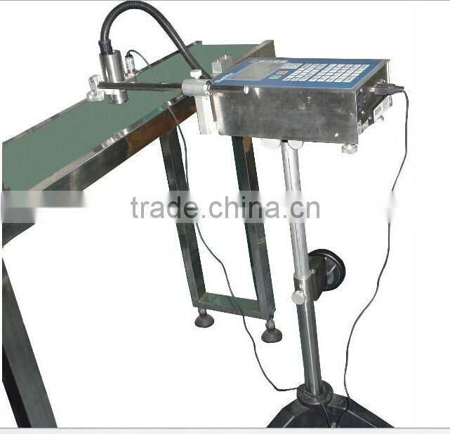 Automatic hot ink roll coder with conveyor belt