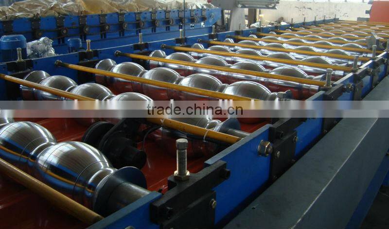 steel structural step tile roof roll forming machine tile making machine