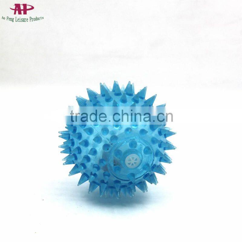 Best Selling Dog Round Bounce Ball Toys with LED Flash Light Pet Toys