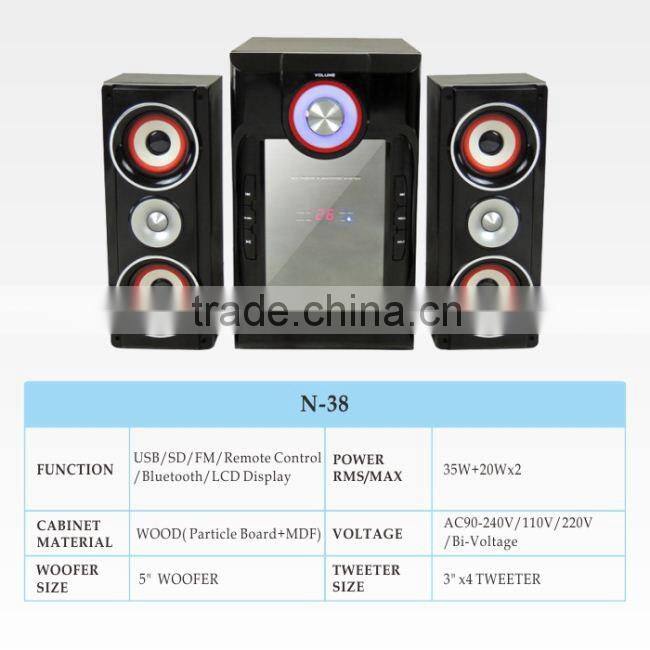 2014 new products subwoofer hifi sound classic electronic equipment speaker made in China N-33