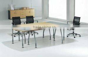 2012 The latest design melamine metal legs Office conference table furniture manufacturer